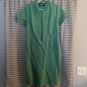 Collectif Teal Pencil Dress